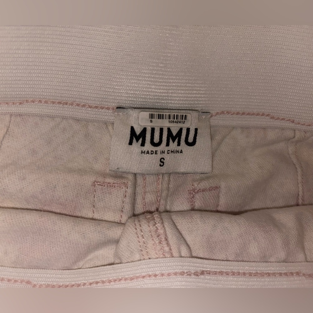 Show Me Your MuMu Floral Bohemian Wide-Leg Pants Stretch Waist Size Small - Picture 5 of 9